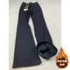 Jeans Forrados de Polar para Otoño e Invierno Mujer Talla Pequeña Talla Grande Chica Gordita Forma de Pera Cintura Alta Adelgazantes Negros Pantalones Ligeramente Acampanados