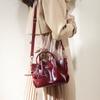 Bufanda de Seda de Regalo para Madre de Recién Casados, Bolso Rojo de Boda para Novia, Bolso de Mano de Regalo de Boda, Bolso Cruzado para Mujer