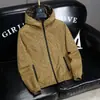 Chaqueta Ligera de Lujo para Hombre de Primavera Casual con Capucha Holgada Oversize Tendencia Chaqueta para Hombre
