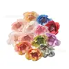Flores Artificiais, Cabeças de Flor de Cerejeira Artificiais, Acessórios de Cabelo Feitos à Mão, Grampos de Cabelo Estilo Antigo, Acessórios de Cabeça Hanfu, Materiais para DIY, Flores Artificiais Super Feéricas