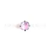 Pendiente de Titanio F136 de 4 mm Cuadrado Grueso con Circonita para Tragus Piercing Joyería de Piercing Labret con Rosca Interna de Titanio G23