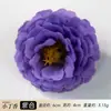 Flores artificiales de tono morado, abanico de novia, linterna de festival, pasador DIY, birrete de graduación, kit de materiales para tocado