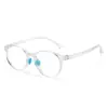 Nuevas Gafas para Niños Súper Flexibles TR90 Armazón para Gafas con Filtro de Luz Azul para Hombre Armazón para Gafas de Miopía para Estudiante