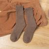 Calcetines de lana para hombre invierno calcetines de largo medio pantorrilla forrados de polar engrosados para hombre gruesos largos deportivos de lana cálidos medias de otoño e invierno