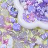 Accesorios de Resina Dibujos Animados Hechos a Mano DIY Caseros Pegamento de Crema Joyería Pulsera Con Agujero Perlas Acrílicas Chapado UV Perlas Sueltas