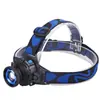 Linterna frontal LED recargable de polímero incorporado, portátil, montada en la cabeza, con enfoque para exteriores, para montar en bicicleta, acampar, luz LED potente