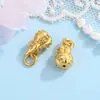 Prata Pura 999 Joias Acessórios DIY Peças Banhadas a Ouro Pingentes de Coração Charms Fio para Pulseira Charms Atacado