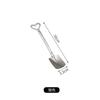 Cuchara de acero inoxidable 304 de aspecto elegante, cuchara pala creativa, pala para sandía, cuchara para postre, cuchara para mezclar café, cuchara cuchara cuchara cuchara cuchara cuchara cuchara cuchara cuchara