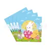 Nuevos Platos de Papel con Temática de Pascua de Dibujos Animados para Fiestas de Cumpleaños Infantiles, Manteles, Suministros Decorativos, Juego de Montaje de Vajilla