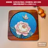Kit de Materiales para Posavasos de Esmalte Cloisonné Adorno de Pintura Hecho a Mano DIY Actividad de Calentamiento para Salón Regalo