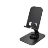 Soporte Metálico para Teléfono Móvil, Giratorio y Plegable para Escritorio, Soporte Universal Portátil para Tablet, Soporte Perezoso Antideslizante de Silicona
