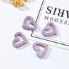 Amor Hueco Accesorios Hechos a Mano DIY Diamante Completo Bola de Diamante Sonido de Sacudida Explosiones Accesorios para Coche Accesorios Accesorios