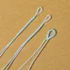 72# Bucle Enrollado de Nylon Bobina Material DIY Cuerda Trenzada Hecha a Mano Bucle Falso Hebilla Colgante Cordón para Collar