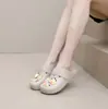 Zapatos de Jardín Estilo Birkenstock para Estudiantes Eva, Zapatos Cerrados Lindos de Dibujos Animados para Mujer, Zapatos de Playa de Moda Transpirables para Exteriores para Mujer