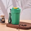 Caneca de Café Personalizada com Alça Aço Inoxidável 306 Copo Térmico Estudante Carro Copo de Água Presente Corporativo Portátil