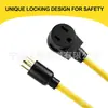 Fio de Bloqueio para Gerador de Alta Resistência L14-30P para 6-50R, Adaptador para Máquina de Solda, Gerador 10Awg*3C