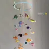 Kit de Materiales para Decoración Colgante de Carrillón de Viento de Peces Marinos con Palo Retorcido Estilo Xiaohongshu - Regalo Hecho a Mano DIY para Mejores Amigos y Amigos