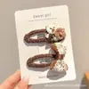 Lindo pasador de pelo de gatito negro, moderno y versátil para mujeres, perfecto para sujetar el flequillo y el cabello lateral, con un diseño de pinza de pico de pato de alta gama