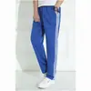 Calça esportiva masculina, primavera/verão, tamanho grande, calça de moletom casual solta para estudante, calça comprida masculina de perna reta, calça de quatro níveis