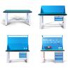 Bancada Antiestática pesada para oficina de fábrica, linha de montagem, mesa de embalagem, console de manutenção com luz, bancada de teste