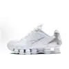 Zapatillas de correr Shox TL transfronterizas para hombre y mujer, zapatillas deportivas transpirables de bajo perfil con absorción de impactos, zapatillas casuales en blanco y negro para hombre y mujer