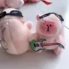 Celebridad de internet lindo capibara capibara colgante peluche juguete muñeca bolsa colgante llavero Muñeca Muñeca
