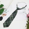 Corbata sin nudo Jk/Dk Estilo preppy para estudiante Estilo corto japonés Artículos pequeños con camisas Listos para la venta