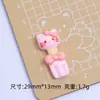 Colher Gatinho Fofa Brinquedo Alimentar Desenho Animado Artesanal Acessórios de Joias DIY Resina Cola de Creme Pequenos Acessórios Material para Presilha de Cabelo
