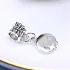 Accesorios para joyería DIY aleación trenza para el cabello tocado colgante pulsera para niños colgante de collar fabricantes en stock al por mayor