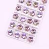 Flor de ciruelo colgante de flor de un solo agujero accesorios de ropa de vidrio accesorios para collar diy fabricantes de diamantes de cristal al por mayor