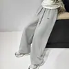 Pantalones para niñas para primavera y otoño, nuevos pantalones deportivos casuales estilo coreano para niñas, pantalones rectos holgados y elegantes para niños, con pernera curva