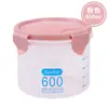 Pote plástico transparente selado para alimentos, frutas secas, grãos e cereais; pote de armazenamento à prova de umidade e caixa de armazenamento para temperos de cozinha