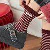 Calcetines de Año Nuevo Navideño de Invierno al por Mayor Cálidos Estilo Coreano Lindo Oso Bordado Año del Zodiaco Calcetines holgados para Mujer