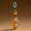 Talla en Madera Paz y Alegría Todo Sale Bien Accesorios DIY Llavero Accesorios Colgantes Etiqueta de Fortuna Tallado en Madera Hecho a Mano de Moda