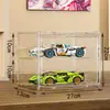 Soporte de Exhibición de Cajas Sorpresa Almacenamiento de Juguetes Caja de Exhibición Transparente de Acrílico Muñeca Gundam Modelo de Coche Vitrina Hecha a Mano