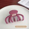 Pinza grande para el pelo Juneng Grasp, pinza para el pelo con forma de disco en la parte trasera, pinza para el pelo de acrílico retro, pinza elegante y sencilla con diseño de tiburón, tocado para mujer