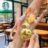 Chaveiro de Ouro Puro 999 com um Pingente de Cabaça, um Presente de Bênçãos do Oficial Celestial, Adequado para Namorada ou Melhor Amiga