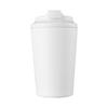 Taza de Café de 12 oz Acero Inoxidable 304 Doble Pared Aislada con Escala, Tapa Antiderrames y Base Antideslizante, Taza para Bebidas Calientes y Frías
