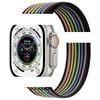Pulseira Apple Watch Adequada para Apple Watch12Ultra3 Nylon Tecido Velcro Iwatch9 Pulseira de Trilha