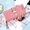 Bolsa de billetera para mujer 2025 con ranura para ID, ranura grande para billetes, bolso de mano casual, monedero, bolsa con cremallera para mujer, paquete con 80% de descuento