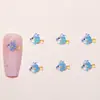 Serie Popular Transfronteriza Luminosa del Océano Decoraciones Pequeñas de Peces para Uñas Accesorios Pequeños de Resina DIY Decoraciones de Uñas Portátiles
