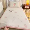 Conjunto de Três Peças de Tapete de Seda Gelada Inspe para Dormitório de Estudante 90X200cm Tapete Macio com Ar Condicionado Almofada Refrescante de Verão