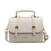 Bolsa Quadrada Pequena de Mão na Moda Feminina Estilo Coreano Ins Bolsa de Ombro de Alta Qualidade na Moda 2025 Nicho Retrô Casual Bolsa Feminina