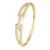 Ventas Directas de Fábrica, Pulsera Brillante de Cielo Estrellado de Lujo de Gama Alta con Circonita Microincrustada, Exquisita y Versátil, Diseño Lineal, Exclusivamente para Suministro Transfronterizo