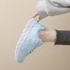 Zapatos Blancos Pequeños Moda Combinan con Todo Aliento de Primavera Transpirables Slip-on Zapatos de Mujer Ligeros Transpirables Zapatos Casuales Running Deportes Zapatos de Tabla