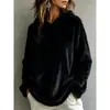 2026 Nova TEMU Europeia e Americana Transfronteiriça Amazon AliExpress Mais Vendido Outono/Inverno Moda Casual Cor Sólida Manga Longa Moletom