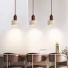 Lustre de Arte em Madeira, Estilo Vintage Criativo para Mesa de Jantar Balcão de Bar Luz Decorativa, Novo Design Artístico Estilo Wabi-Sabi Restaurante Luz de Ferro