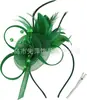 Nuevos Accesorios para el Cabello de Amazon: Tocados Coloridos de Plumas con Tela de Malla para Actuaciones, Festivales de Carreras de Caballos y Fiestas de Té