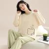 Pijamas de comercio exterior para niñas primavera y otoño manga larga variedad de opcionales cuello redondo talla grande sentido de alta gama se pueden usar fuera de casa traje de ropa para el hogar