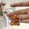 Colgante decorativo acrílico modelo nuevo transfronterizo creativo Yi Zhang Linghe colgante nuxi llavero acrílico tem